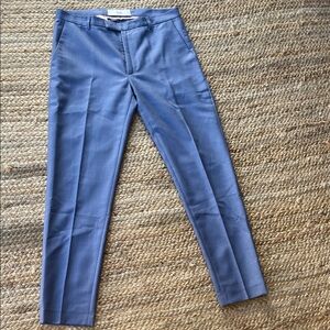 Elegant Blue Men's Dress Pants